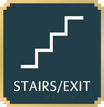 Stairs Exit Marquis Regulatory Sign
