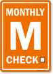 Write On TPM Monthly Inspection Sign