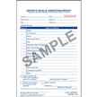 Vertical Simplified Driver's Vehicle Inspection Report