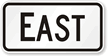 East   Route Marker Sign