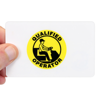 Qualified Truck Operator Training Certificate Operator Symbol