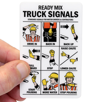 Truck Signsals Wallet Card