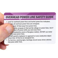 Electrical Safety Guide Overhead Power Lines With Graphic