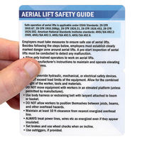 Safety Guide for Aerial Lifts Wallet Card