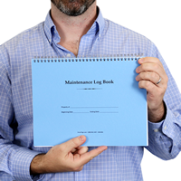 Maintenance Follow-Up Manager Book In Black Color
