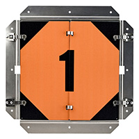 Military Fire Division Flip Placards