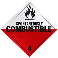 Spontaneously Combustible Placards