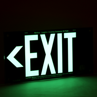 UL 924 Exit Sign in Red