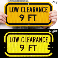 Low Clearance 9 Ft. Signs