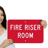 Fire Riser Room Sign Sku K 9709 Mysafetysign Com