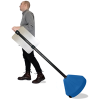 Cone-shaped Portable Sign Holder