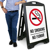 No Smoking/No Fumar with Symbol