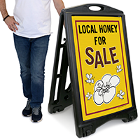 Local Honey For Sale Sign