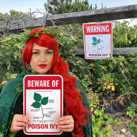 Poison Ivy Warning Sign