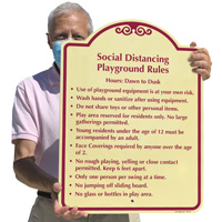 Children's Playground Distancing Rules