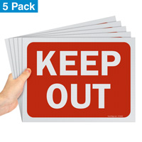 Keep Out Sign Pack