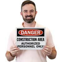 Danger Construction Zone Sign Bundle