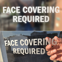 Face Covering Required Decal