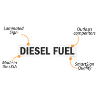 Diesel Fuel Hazard Label