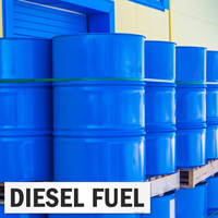 Diesel Fuel Storage Label
