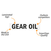 Chemical label: Gear oil