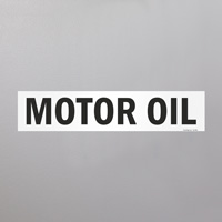 Warning Label: Motor Oil Chemical