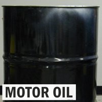 Motor oil caution label