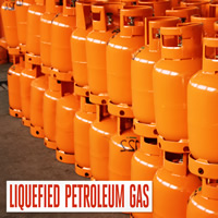 Cautionary label for handling propane gas