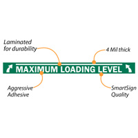 Loading capacity limit label