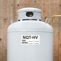 Safety Write-On Label for NQT Propane