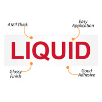 Safety Label for Liquid Trucks