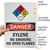 Xylene Hazard Warning