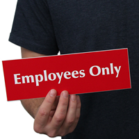 Employees Signs