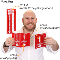 Fire Extinguisher Projecting Sign, SKU: S-4648-GL