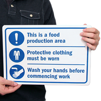Protective Clothing Must Be Worn Signs