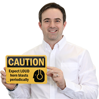 Custom OSHA Caution Sign