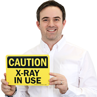 X Ray In Use Sign