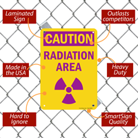 Radiation Hazard Warning Sign