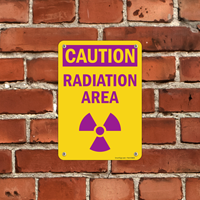 Radiation Safety Notice Sign