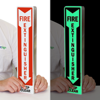 Fire Extinguisher Projecting Glow Sign