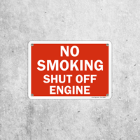 No Smoking Area Sign