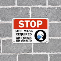COVID-19 Policy Sign: Masks Required