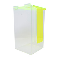 Dust mask acrylic PPE dispenser with cover