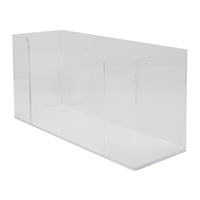 Glove box single horizontal acrylic PPE dispenser