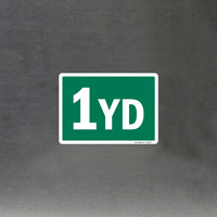 Container Label for 1 Yard Size