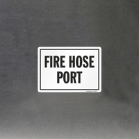 Identification Sign for Hose Port