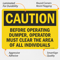 Dumper Safety: Clear the Area Before Operation