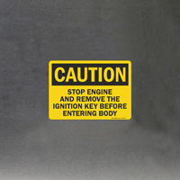 Caution: Stop Engine, Take Out Key