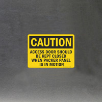 Prevent Entry: Keep Door Closed Sign
