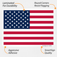 USA Flag Symbol Sign